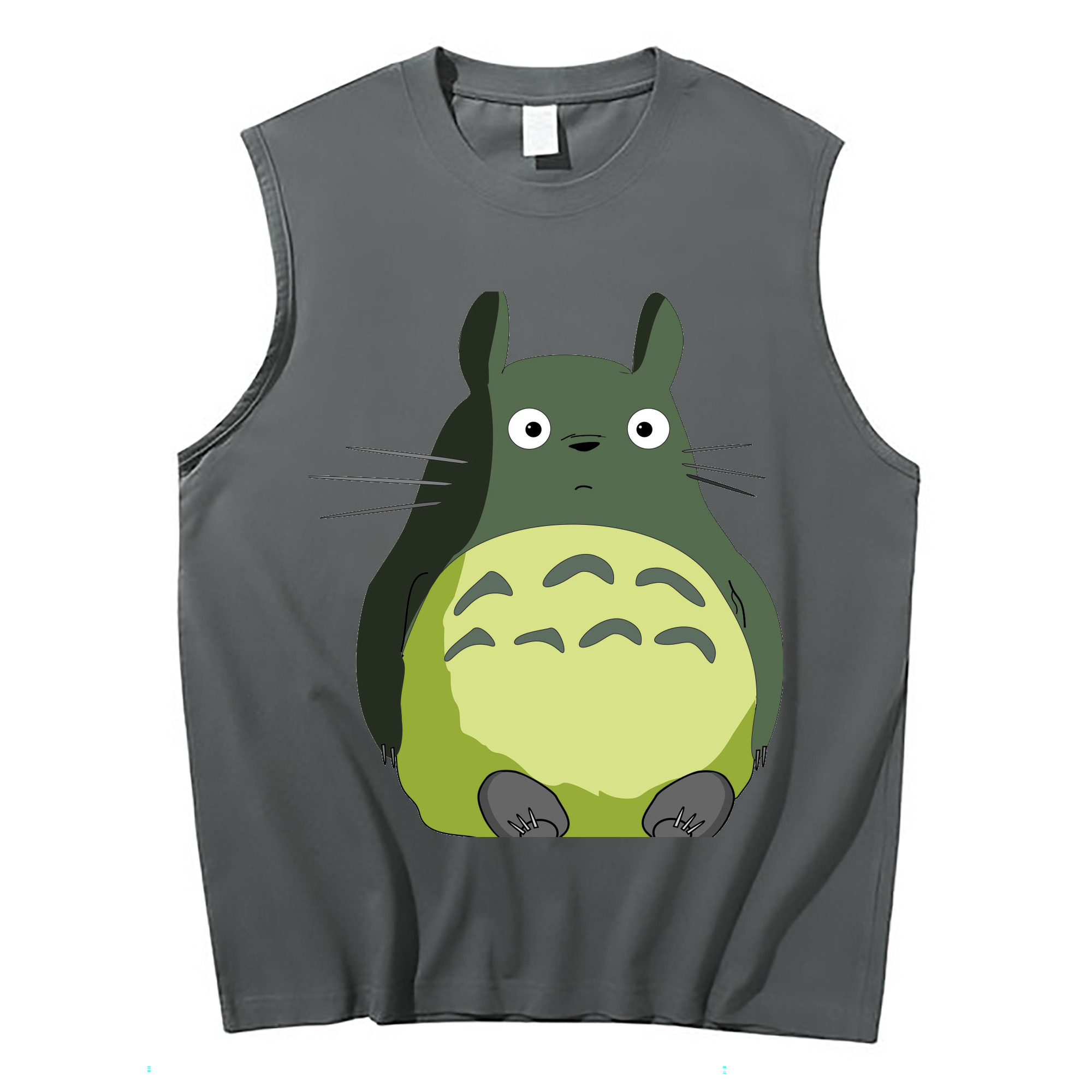 （画像用） となりのトトロ 草壁メイ 草壁サツキ My Neighbor Totoro Satsuki Kusakabe Mei Kusakabe コットン100％タンクトップ（フロントプリント）